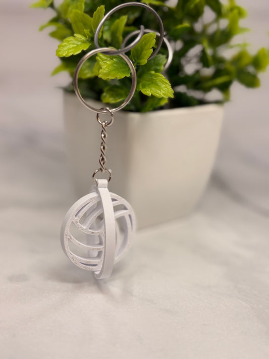 Fidget volleyball keychain 