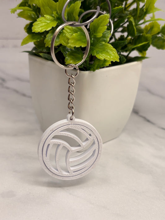 Fidget volleyball keychain ￼